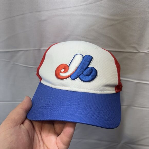 MLB Montreal Expos Embroidered Adjustable Strap Unisex Baseball Cap - Picture 1 of 6